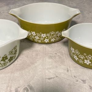 Pyrex, Crazy Daisy bowl set